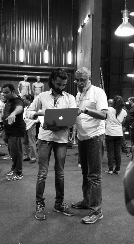 Cinematic still from film project